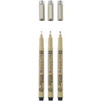 Лайнер Sakura Набір Pigma Micron 3 шт (08-10-12) Чорний (8712079459512) Diawest