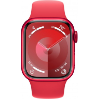 Смарт-годинник Apple Watch Series 9 GPS 41mm (PRODUCT)RED Aluminium Case with (PRODUCT)RED Sport Band - M/L (MRXH3QP/A) Diawest