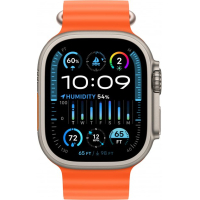 Смарт-годинник Apple Watch Ultra 2 GPS + Cellular, 49mm Titanium Case with Orange Ocean Band (MREH3UL/A) Diawest