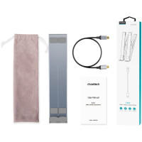 Порт-реплікатор Choetech USB-C 7-in-1 (HDMI/PD/картридер/USB-A/USB-C) Docking Station (HUB-M48-GY) Diawest