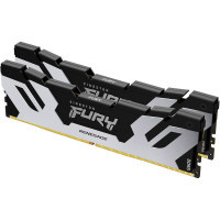 Модуль пам'яті для комп'ютера DDR5 96GB (2x48GB) 6400 MHz Renegade Silver XMP Kingston Fury (ex.HyperX) (KF564C32RSK2-96) Diawest