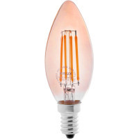 Лампочка Delux BL37B 4 Вт 2700K amber 220В E14 filament (90011682) Diawest