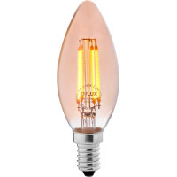 Лампочка Delux BL37B 4 Вт 2700K amber 220В E14 filament (90011682) Diawest
