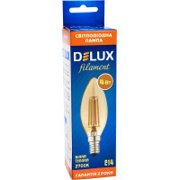 Лампочка Delux BL37B 4 Вт 2700K amber 220В E14 filament (90011682) Diawest