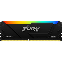 Модуль пам'яті для комп'ютера DDR4 8GB 3600 MHz Beast RGB Kingston Fury (ex.HyperX) (KF436C17BB2A/8) Diawest