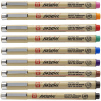 Лайнер Sakura пензель PIGMA Brush, Чорний (084511352087) Diawest