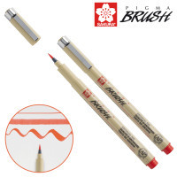 Лайнер Sakura пензель PIGMA Brush, Червоний (084511352094) Diawest