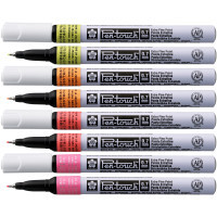 Маркер Sakura Pen-Touch Жовтий, флуоресцентний, тонкий (EXTRA FINE) 0.7мм (084511322653) Diawest