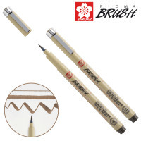 Лайнер Sakura пензель PIGMA Brush, Сепія (084511352155) Diawest