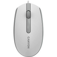 Мишка Canyon M-10 USB White Grey (CNE-CMS10WG) Diawest