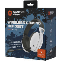 Навушники Canyon GH-13 Ego Wireless Gaming 7.1 White (CND-SGHS13W) Diawest