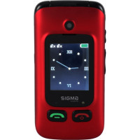 Мобільний телефон Sigma Comfort 50 Shell Duo Type-C Red Black (4827798212516) Diawest