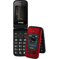 Мобільний телефон Sigma Comfort 50 Shell Duo Type-C Red Black (4827798212516) Diawest