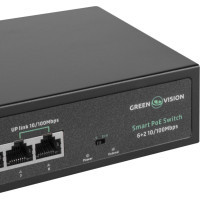 Комутатор мережевий Greenvision GV-015-D-06+2P Diawest