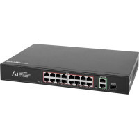 Комутатор мережевий Greenvision GV-010-D-16+2 PG+1 SFP (GV-010-D-16+2PG+1SFP) Diawest
