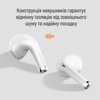 Навушники ColorWay Slim TWS-2 Earbuds White (CW-TWS2WT) Diawest