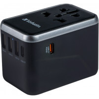 Зарядний пристрій Verbatim UTA-04 PD61W (3xUSB-A/2xUSB-C) (49546) Diawest