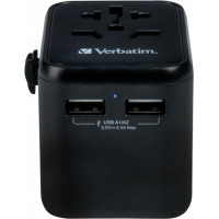 Зарядний пристрій Verbatim UTA-01 (2xUSB) (49543) Diawest