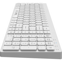 Клавіатура OfficePro SK985W Wireless/Bluetooth White (SK985W) Diawest