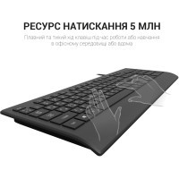 Клавіатура OfficePro SK360 USB Black (SK360) Diawest
