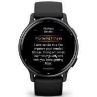 Смарт-годинник Garmin vivoactive 5, Black/Slate, GPS (010-02862-10) Diawest