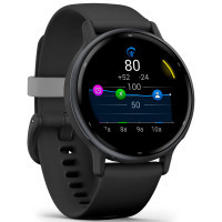 Смарт-годинник Garmin vivoactive 5, Black/Slate, GPS (010-02862-10) Diawest