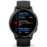 Смарт-годинник Garmin vivoactive 5, Black/Slate, GPS (010-02862-10) Diawest