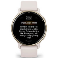 Смарт-годинник Garmin vivoactive 5, Ivory/Cream Gold, GPS (010-02862-11) Diawest