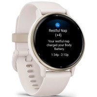 Смарт-годинник Garmin vivoactive 5, Ivory/Cream Gold, GPS (010-02862-11) Diawest