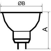 Лампочка Electrum MR-16 ELECTRUM 5W GU10 4000K (A-LR-0071) Diawest