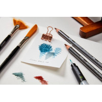 Олівці кольорові Derwent Graphitint акварельні графітні 12 шт, метал. коробці (5028252167406) Diawest