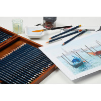 Олівці кольорові Derwent Watercolour акварельні, 12 кол. в метал. коробці (5010255784513) Diawest