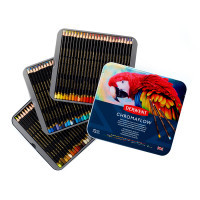 Олівці кольорові Derwent Chromaflow 72 кол. у металевому пеналі (5028252627535) Diawest