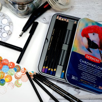 Олівці кольорові Derwent Chromaflow 36 кол. у металевому пеналі (5028252627498) Diawest