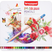 Олівці кольорові Bruynzeel EXPRESSION 24 кольорів (8712079424930) Diawest