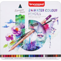 Олівці кольорові Bruynzeel EXPRESSION, акварельні 24 кольорів (8712079424978) Diawest