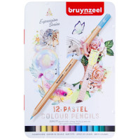 Олівці кольорові Bruynzeel EXPRESSION PASTEL, 12 кольорів (8712079468415) Diawest