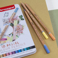 Олівці кольорові Bruynzeel EXPRESSION PASTEL, 12 кольорів (8712079468415) Diawest