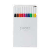Лайнер UNI набір Emott Standard Color 0.4 мм 10 кольорів (PEM-SY/10C.01SC) Diawest