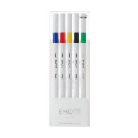Лайнер UNI набір Emott Vivid Color 0.4 мм 5 кольорів (PEM-SY/5C.01VC) Diawest