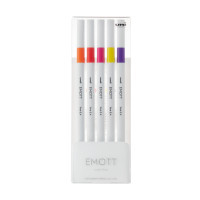 Лайнер UNI набір Emott Passion Color 0.4 мм 5 кольорів (PEM-SY/5C.02PC) Diawest