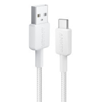 Дата кабель USB 2.0 AM to Type-C 1.8m 322 White Anker (A81H6H21) Diawest