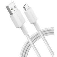 Дата кабель USB 2.0 AM to Type-C 1.8m 322 White Anker (A81H6H21) Diawest