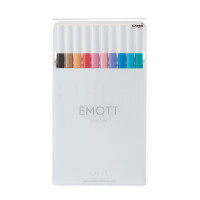 Лайнер UNI набір Emott Soft Pastel Color 0.4 мм 10 кольорів (PEM-SY/10C.02SPC) Diawest
