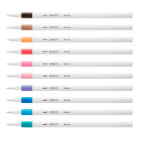 Лайнер UNI набір Emott Soft Pastel Color 0.4 мм 10 кольорів (PEM-SY/10C.02SPC) Diawest