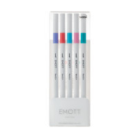 Лайнер UNI набір Emott Candy Pop Color 0.4 мм 5 кольорів (PEM-SY/5C.05CPC) Diawest