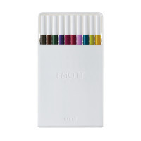 Лайнер UNI набір Emott Calm-tone Dark Color 0.4 мм 10 кольорів (PEM-SY/10C.03CTDC) Diawest