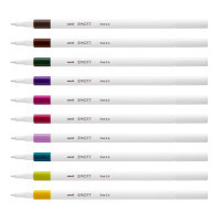Лайнер UNI набір Emott Calm-tone Dark Color 0.4 мм 10 кольорів (PEM-SY/10C.03CTDC) Diawest