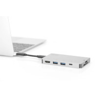 Порт-реплікатор Digitus Travel USB-C, 6 Port (DA-70867) Diawest