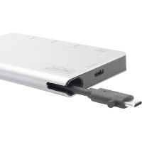 Порт-реплікатор Digitus Travel USB-C, 6 Port (DA-70867) Diawest